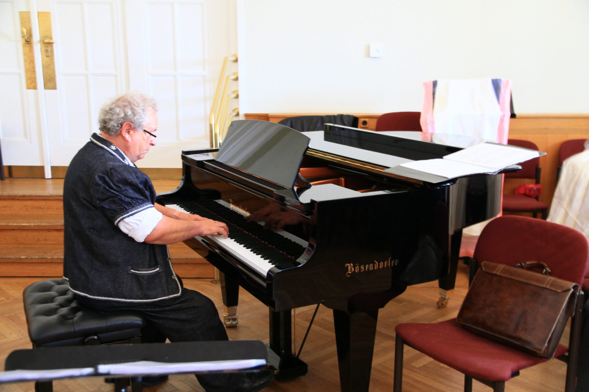 Michel Corpataux au piano
