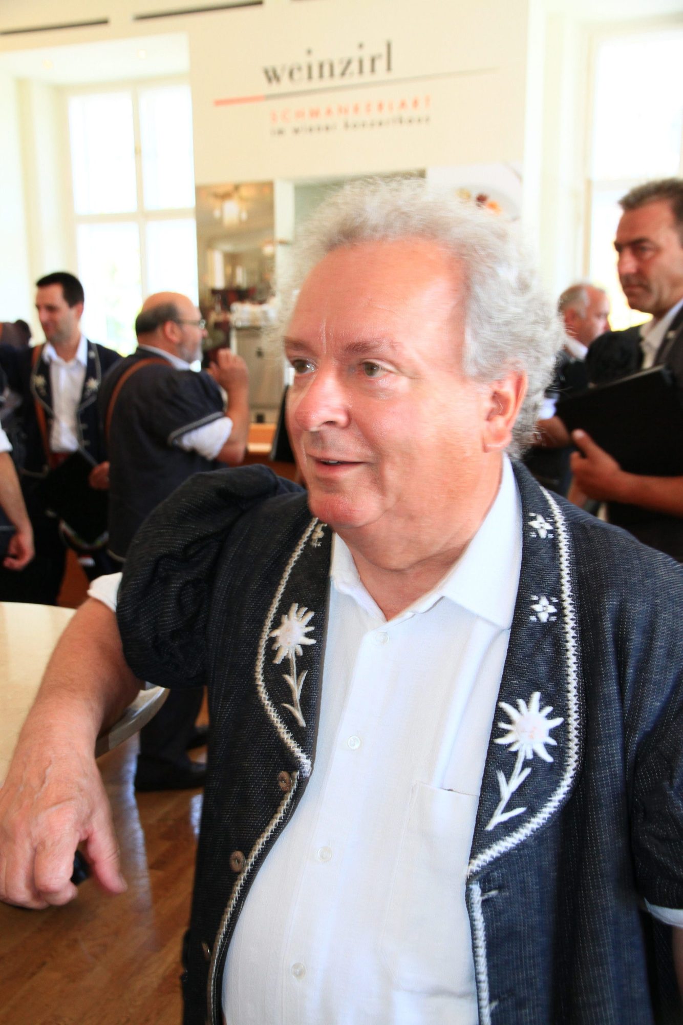 Portrait de Michel Corpataux en costume d’armailli